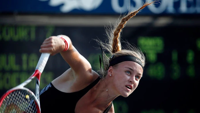 Slovenská tenistka Anna Karolína Schmiedlová.