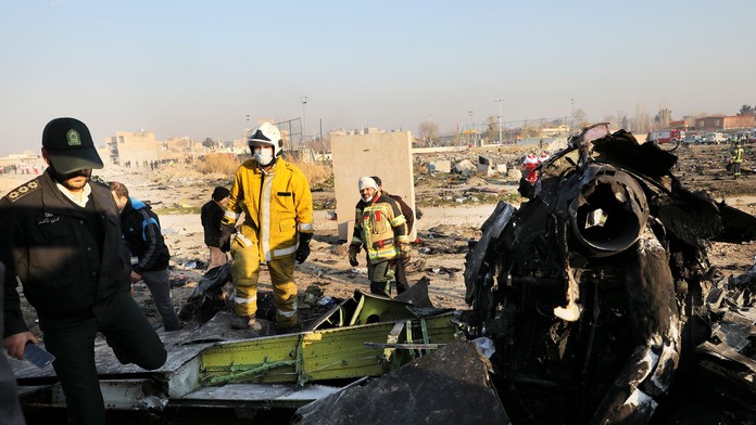 Havária lietadla v Iráne