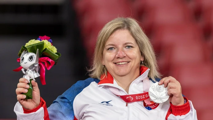Strieborná Alena Kánová.