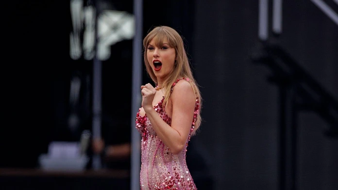Taylor Swift počas turné v Dubline