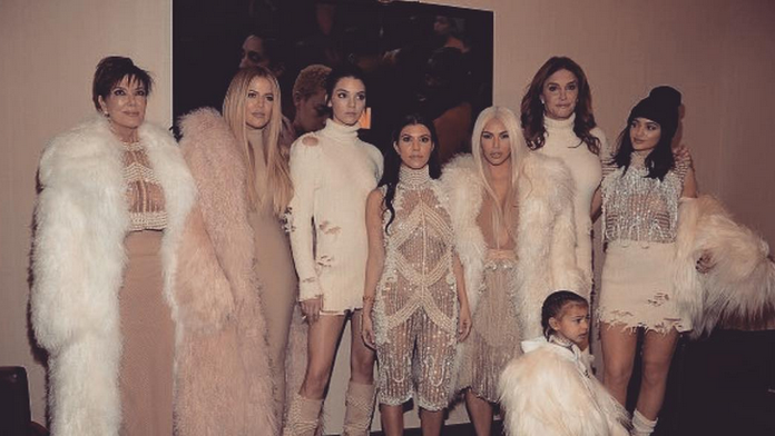 Kardashianky od najstaršej po najmladšiu. 