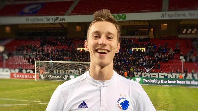 Ján Greguš v drese FC Kodaň.