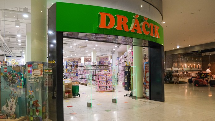 Predajňa hračkárstva Dráčik