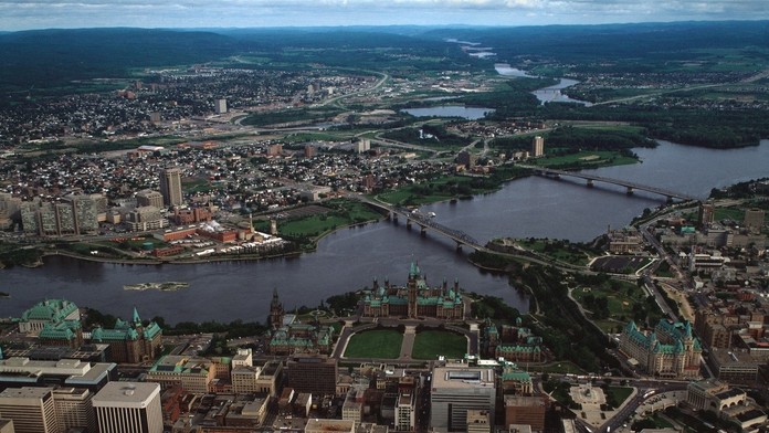 Hlavné mesto Kanady - Ottawa.