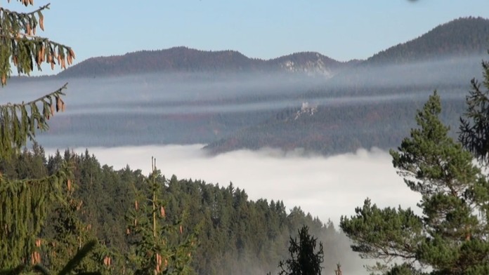 Hmla nad Ružomberkom.