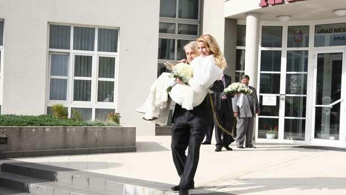 Bartošová a Rychtář, svadba.