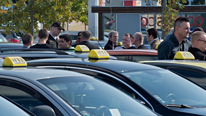 Protest proti Uberu