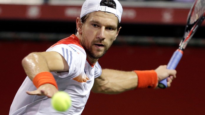 Rakúsky tenista Jürgen Melzer na archívnej snímke.