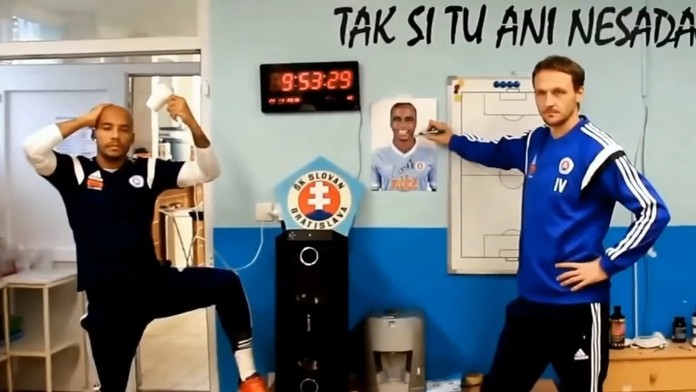 Hráči Slovana Bratislava sa zapojili do akcie Manequin challenge.