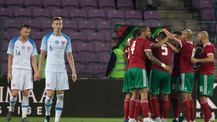 Prípravný zápas v Ženeve Slovensko : Maroko