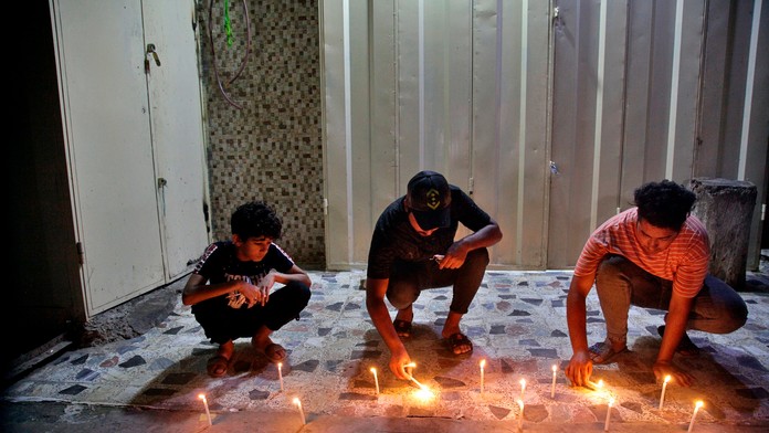 Výbuch bomby na trhovisku v Iraku