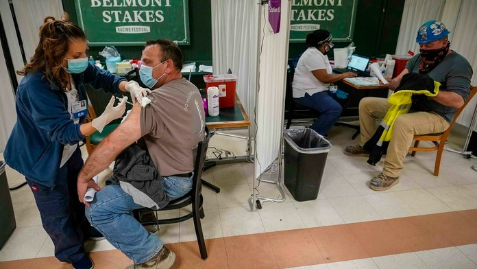 Očkovanie v New Yorku