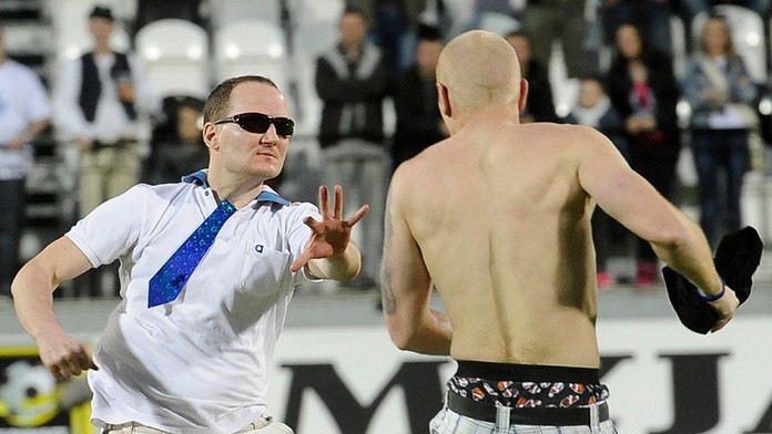 Bitka futbalovych fanisikov, Slovan - Kosice