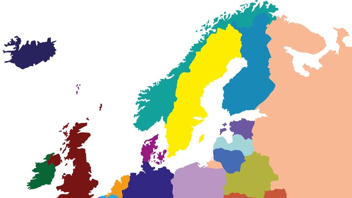 Mapa Európy