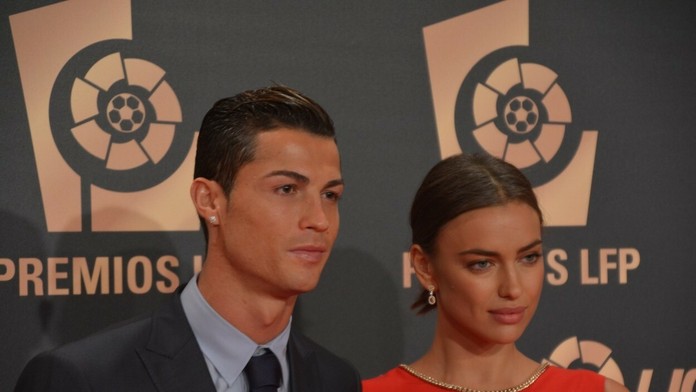 Cristiano Ronaldo a Irina Shayk.