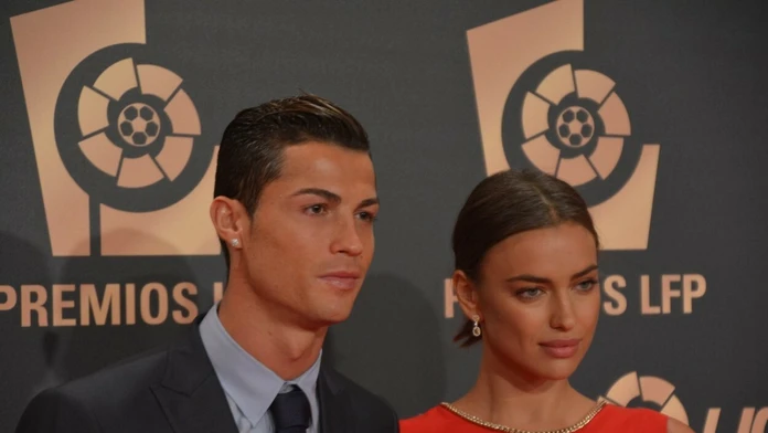 Cristiano Ronaldo a Irina Shayk.