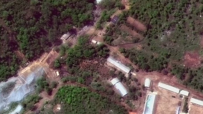 Testovací jadrový komplex v Severnej Kórei