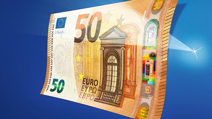 Nová 50-eurová bankovka.
