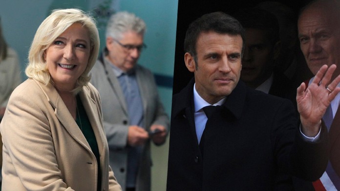 Macron obvinil Le Penovú, že je "závislá" od Putina