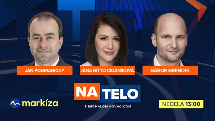 Hosťami nedeľného Na telo budú Ján Podmanický, Jana Bittó Cigániková a Gábor Grendel