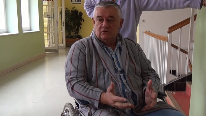 Ján Slota v nemocnici