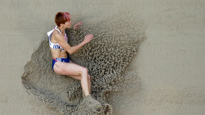 Jana Velďáková na Majstrovstvách sveta v atletike 2015 v Pekingu.