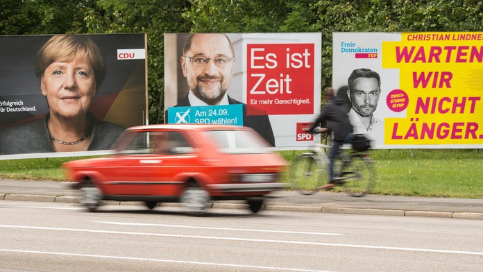 Parlamentné voľby v Nemecku.
