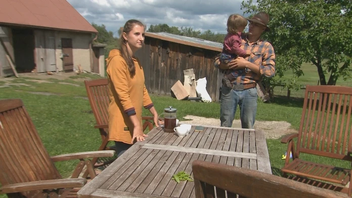 Farmári spod Poľany - Katarína Mošovská a René Zobola.