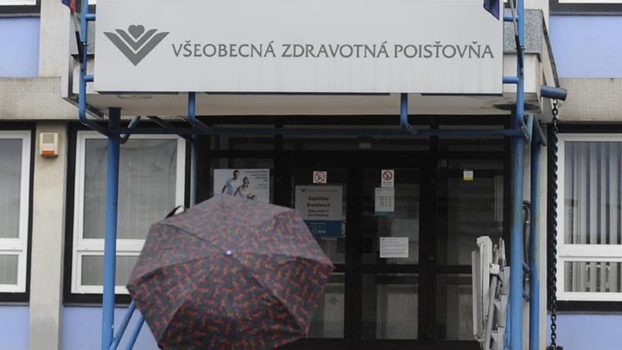Budova Všeobecnej zdravotnej poisťovne v Bratislave.
