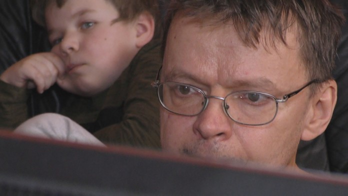 Pán Marián so svojim synom.