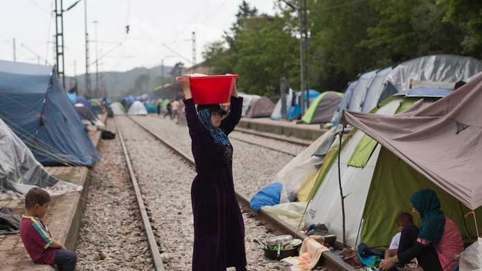 Migranti v Grécku