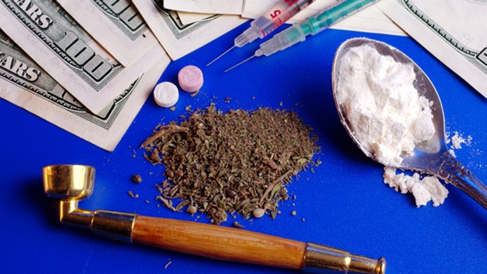 Kokaín a marihuana