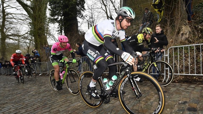 Peter Sagan počas pretekov E3 Harelbeke.
