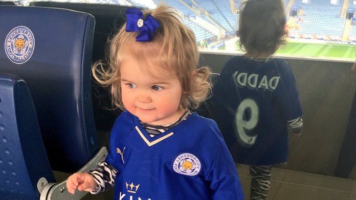 Dcéra futbalistu Jamieho Vardyho.