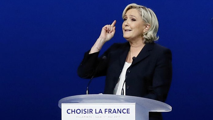Prvomájový prejav Le Penovej
