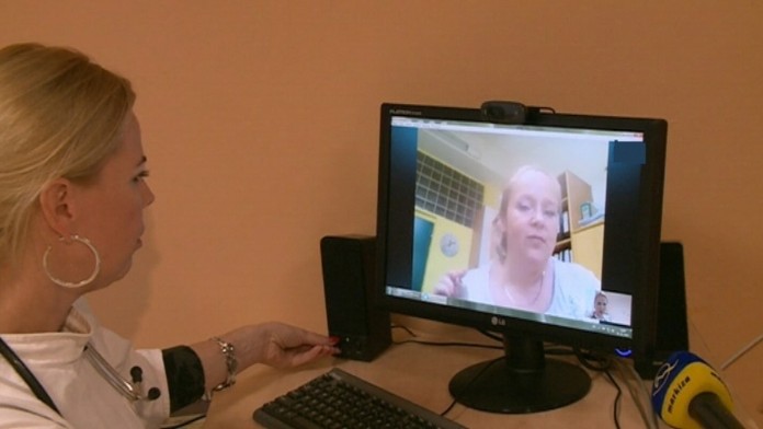 Skype v nemocniciach