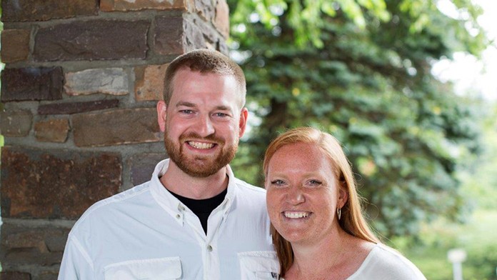 Kent Brantly s manželkou Amber.