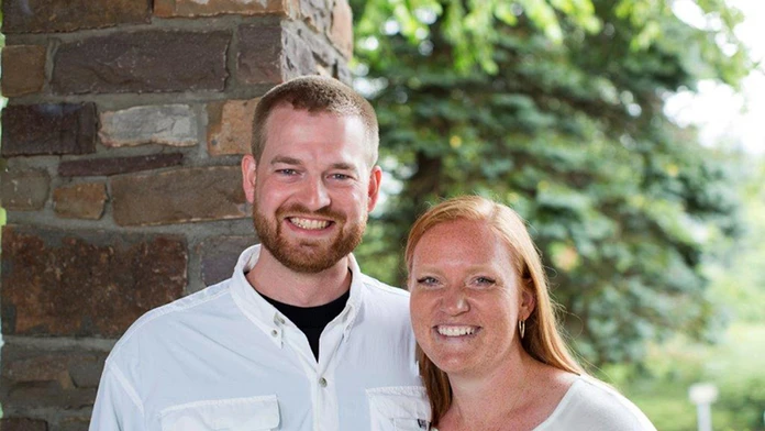 Kent Brantly s manželkou Amber.