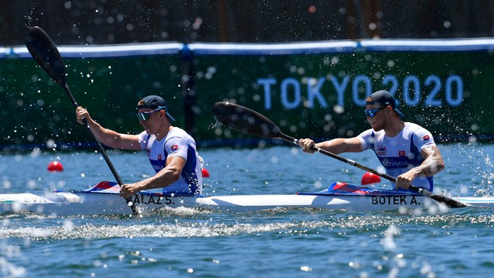 Slovenský dvojkajak Baláž, Botek do štvrťfinále K2 na 1000 m.
