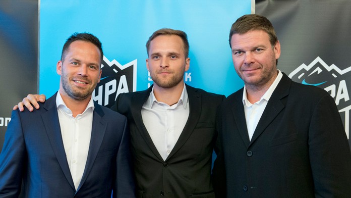 Na snímke sprava Jozef Stümpel, Rastislav Konečný a Dušan Pašek.