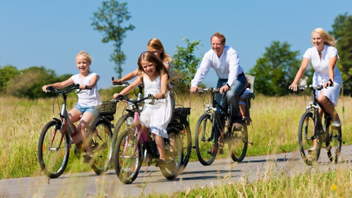 Krásny deň na bicyklovanie