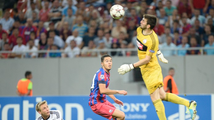 Slovenský brankár Legie Dušan Kuciak