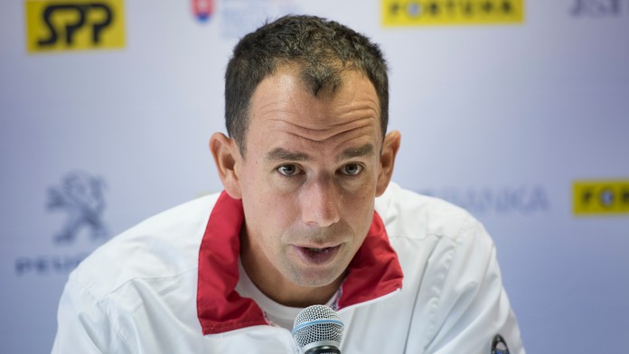 Kapitán daviscupového tímu Dominik Hrbatý.