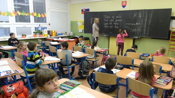 Školská trieda - ilustračná snímka