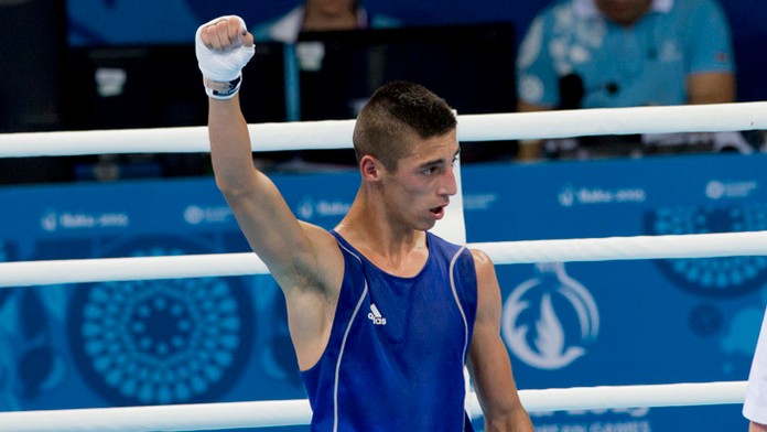 Reprezentant v boxe v kategórii mušia váha Viliam Tankó.