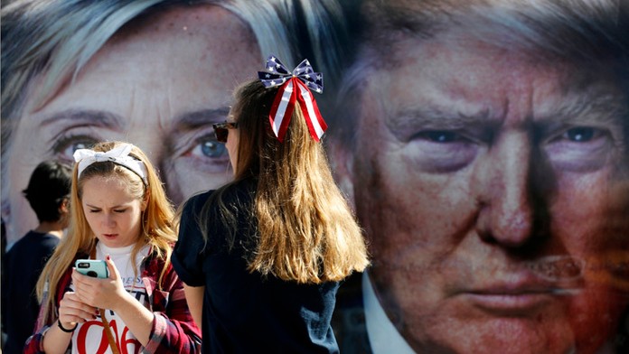 Hilary Clintonová a Donald Trump