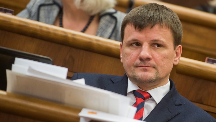 Alojz Hlina, poslanec NR SR