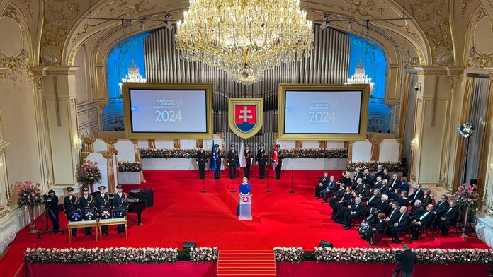 V zrkadle štátnych vyznamenaní vidíme celý slovenský príbeh, vyhlásila prezidentka