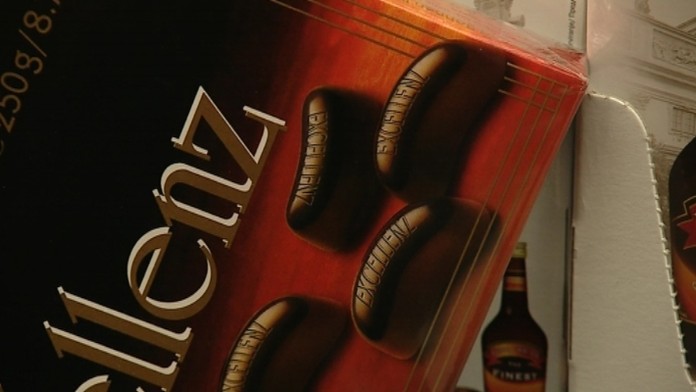 Alkohol v pralinkách