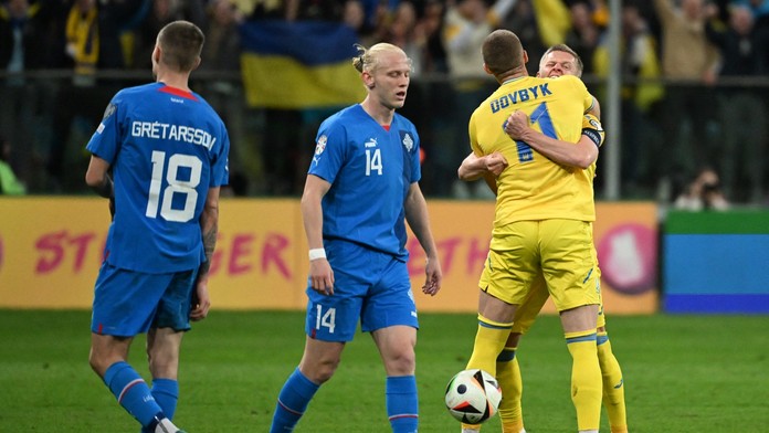 Zápas Ukrajina - Island.